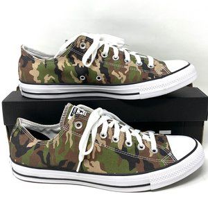 Converse Men Size A02392C Chuck Taylor ALVACATION OX Camo Canvas Low Top Sneaker